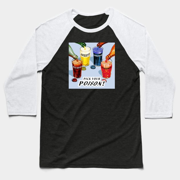 Poison Baseball T-Shirt by Winn Prints